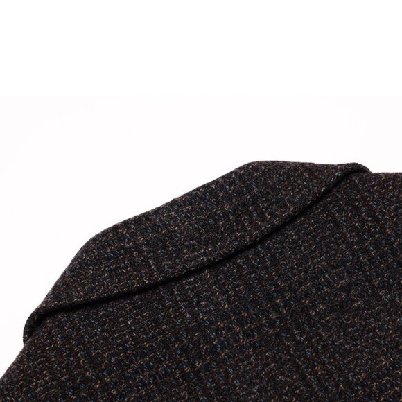 HS (Austria) 70s, Looped Wool Mohair Tweed, Windowpane Check, High GSM - Picture 8 of 8